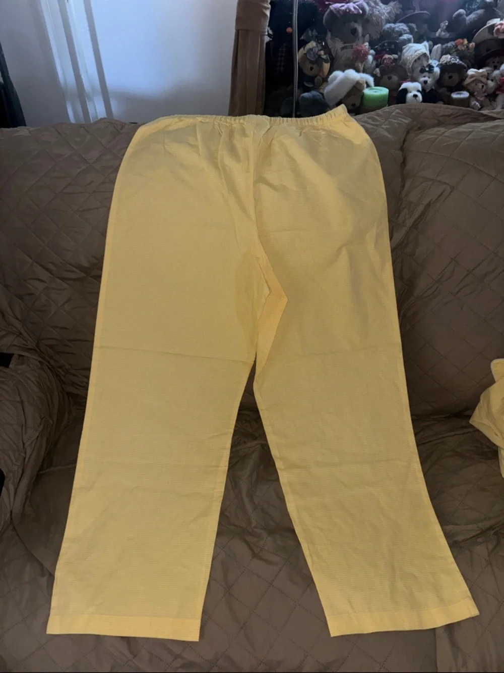 Yellow Pajama Set - Short Sleeve Top & Pants - Picture 7 of 7